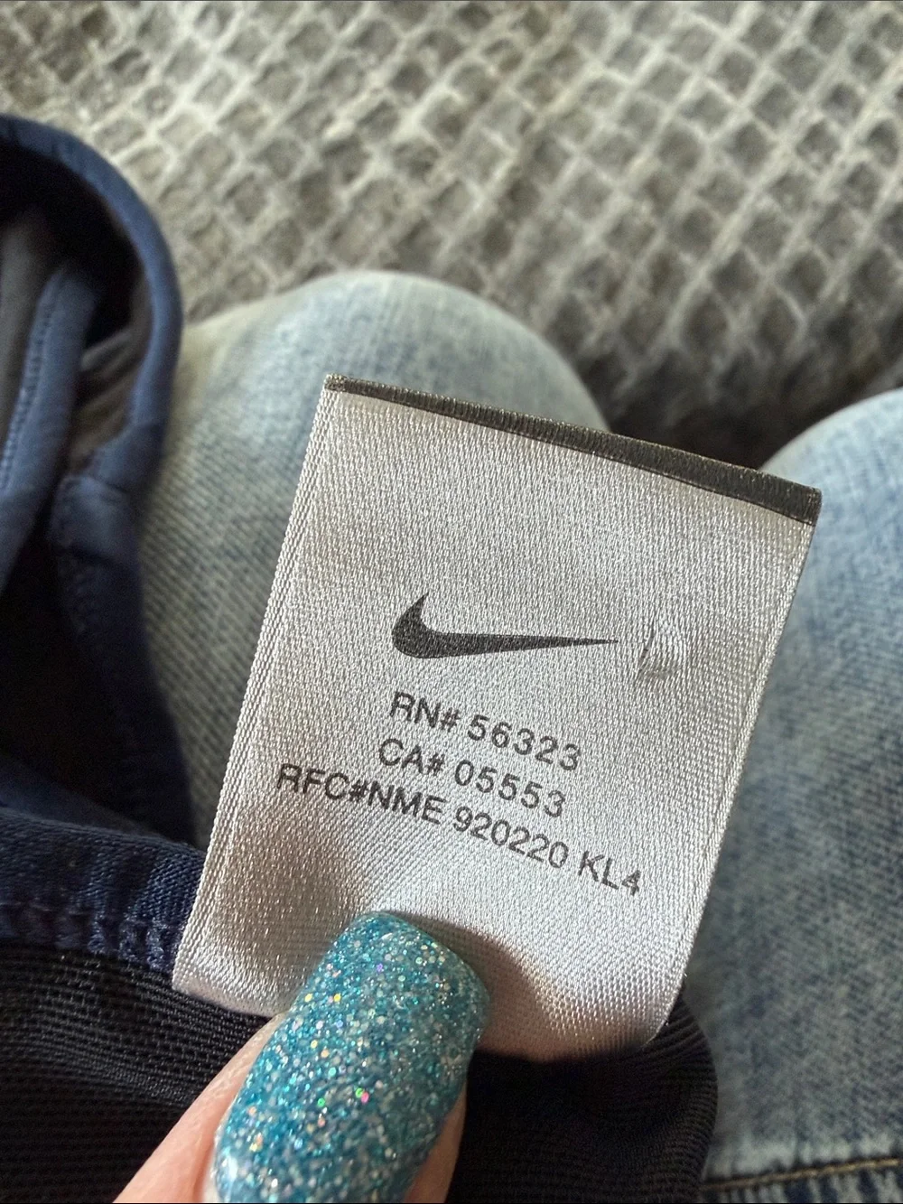 Nike Blue Racerback Sports Tank Top